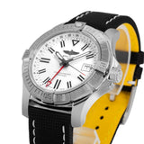  Shop Authentic Breitling Avenger Automatic GMT 43 White Dial Black Nylon Strap Watch for Men - A32397101A1X1 - Luxxuri