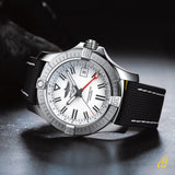  Shop Authentic Breitling Avenger Automatic GMT 43 White Dial Black Nylon Strap Watch for Men - A32397101A1X1 - Luxxuri