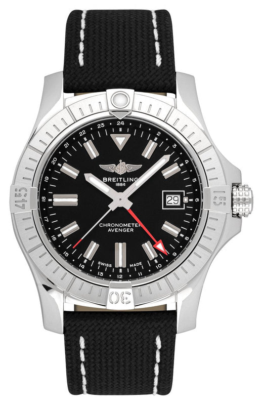  Shop Authentic Breitling Avenger Automatic 43mm Black Dial Black Nylon Strap Watch for Men - A17318101B1X2 - Luxxuri