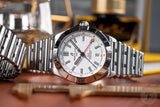 Shop Authentic Breitling Chronomat GMT 40 White Dial Silver Steel Strap Watch for Men - A32398101A1A1 - Luxxuri