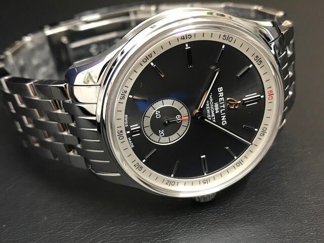  Shop Authentic Breitling Premier Automatic 40mm Stainless Steel Anthracite Dial Mens Watch - A37340351B1A1 - Luxxuri