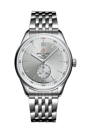  Shop Authentic Breitling Premier Automatic 40mm Stainless Steel Silver Dial Mens Watch - A37340351G1A1 - Luxxuri