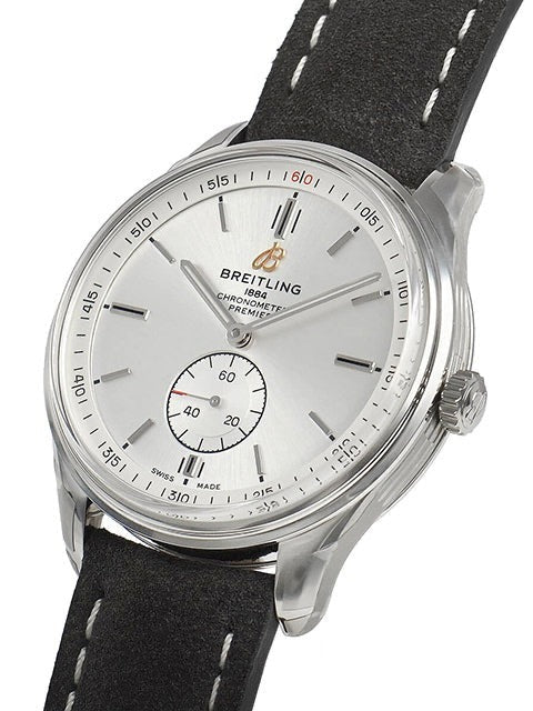  Shop Authentic Breitling Premier Automatic 40mm Stainless Steel Silver Dial Mens Watch - A37340351G1X2 - Luxxuri