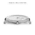  Shop Authentic Daniel Wellington Classy Glasgow White Dial Two Tone Nylon Strap Watch For Women - DW00100082 - Luxxuri