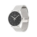  Shop Authentic Calvin Klein High Noon Black Dial Silver Mesh Bracelet Watch for Men - K8M21121 - Luxxuri