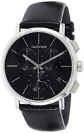  Shop Authentic Calvin Klein Posh Black Dial Black Leather Strap Watch for Men - K8Q371C1 - Luxxuri