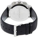  Shop Authentic Calvin Klein Posh Black Dial Black Leather Strap Watch for Men - K8Q371C1 - Luxxuri
