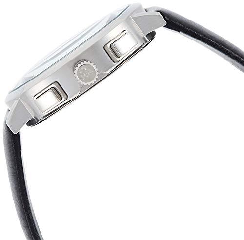 Shop Authentic Calvin Klein Posh Black Dial Black Leather Strap Watch for Men - K8Q371C1 - Luxxuri