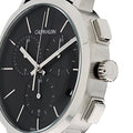  Shop Authentic Calvin Klein Posh Black Dial Black Leather Strap Watch for Men - K8Q371C1 - Luxxuri
