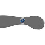  Shop Authentic Calvin Klein High Noon Quartz Blue Dial Silver Mesh Bracelet Watch for Men - K8M2112N - Luxxuri