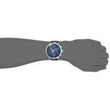  Shop Authentic Calvin Klein High Noon Chronograph Blue Dial Black Leather Strap Watch for Men - K8M271CN - Luxxuri