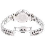  Shop Authentic Emporio Armani Gianni T Bar White Marble Dial Silver Steel Strap Watch For Women - AR11170 - Luxxuri