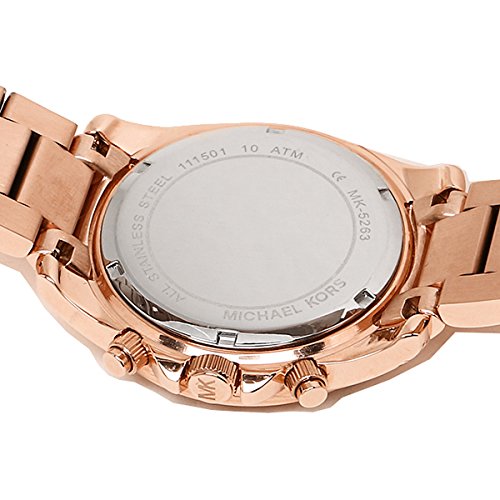  Shop Authentic Michael Kors Blair Rose Gold Dial Rose Gold Steel Strap Watch for Women - MK5263 - Luxxuri