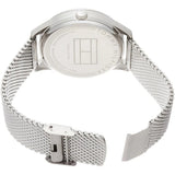  Shop Authentic Tommy Hilfiger Damon Quartz Chronograph Black Dial Silver Mesh Bracelet Watch for Men - 1791415 - Luxxuri