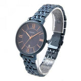  Shop Authentic Fossil Jacqueline Blue Dial Blue Steel Strap Watch for Women - ES4094 - Luxxuri