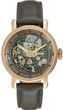  Shop Authentic Fossil Boyfriend Automatic Skeleton Grey Dial Grey Leather Strap Watch for Women - ME3089 - Luxxuri