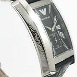  Shop Authentic Emporio Armani Black Dial Black Leather Strap Watch For Men - AR0143 - Luxxuri