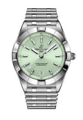  Shop Authentic Breitling Chronomat 32 Diamonds Green Dial Silver Steel Strap Watch for Women - A77310101L1A1 - Luxxuri