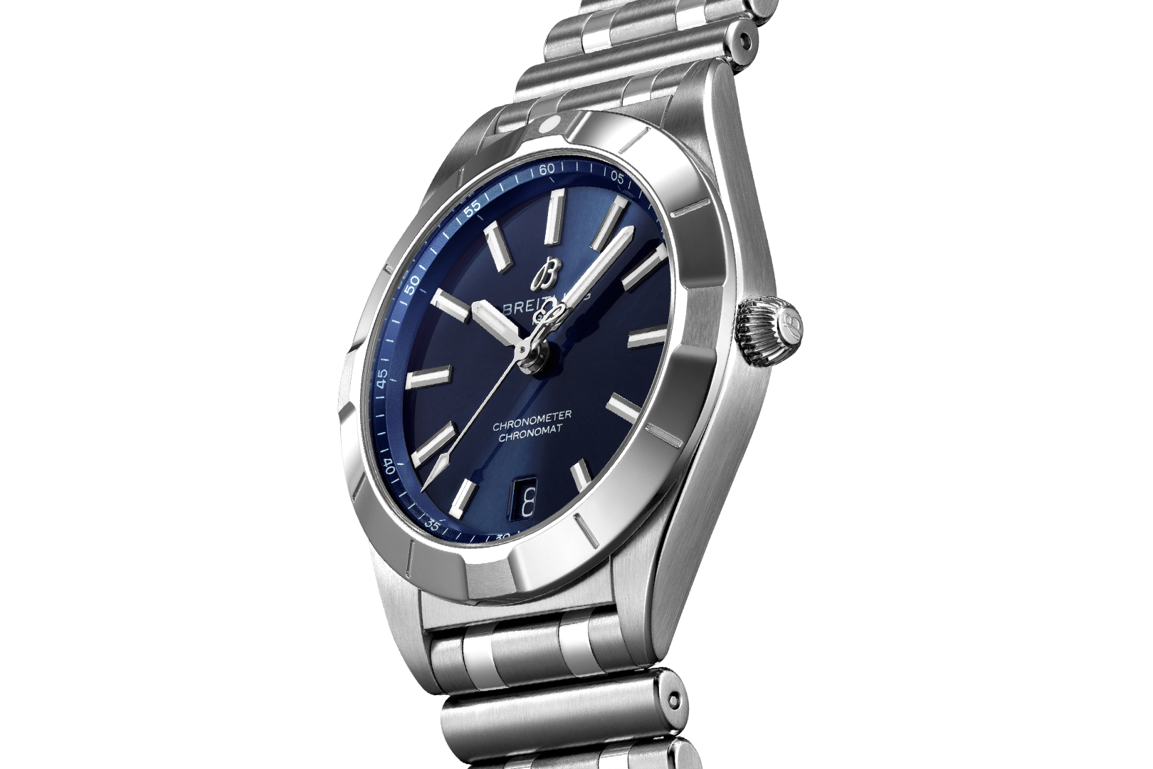  Shop Authentic Breitling Chronomat 32 Blue Dial Silver Steel Strap Watch for Women - A77310101C1A1 - Luxxuri