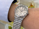  Shop Authentic Breitling Chronomat 32 Diamonds White Dial Silver Steel Strap Watch for Women - A77310591A1A1 - Luxxuri