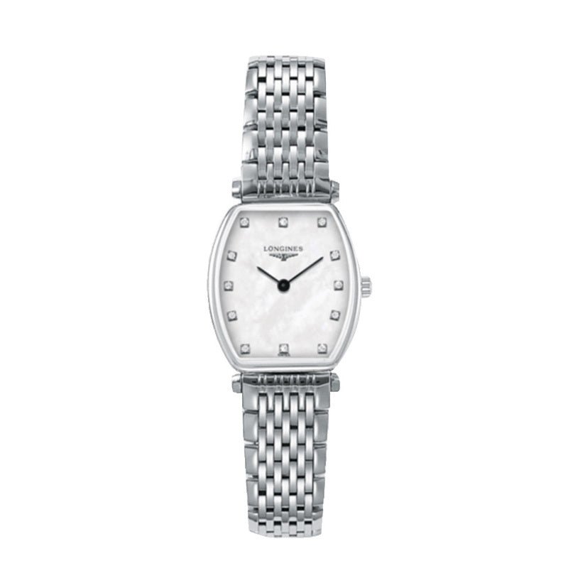  Shop Authentic Longines La Grande Classique de Longines Tonneau White Dial Silver Steel Strap Watch for Women - L4.205.4.87.6 - Luxxuri