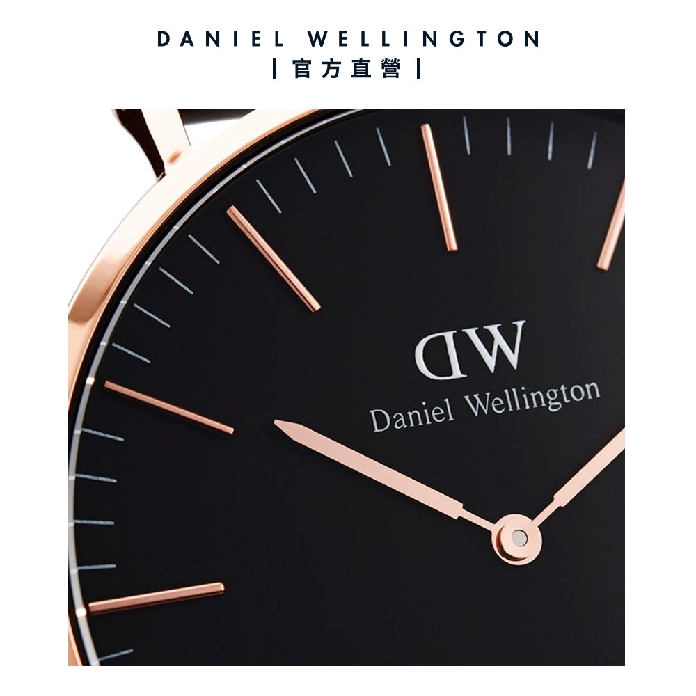  Shop Authentic Daniel Wellington Classic York Black Dial Brown Leather Strap Watch For Men - DW00100128 - Luxxuri