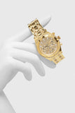  Shop Authentic Guess Continental Diamonds Gold Dial Gold Steel Strap Watch for Men - GW0261G2 - Luxxuri