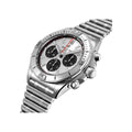  Shop Authentic Breitling Chronomat B01 42mm Silver Dial Silver Steel Strap Watch for Men - AB0134101G1A1 - Luxxuri