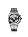  Shop Authentic Breitling Chronomat B01 42mm Silver Dial Silver Steel Strap Watch for Men - AB0134101G1A1 - Luxxuri