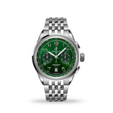  Shop Authentic Breitling Premier B01 Chronograph 42 Green Dial Silver Steel Strap Watch for Men - AB0145371L1A1 - Luxxuri