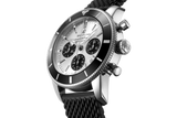  Shop Authentic Breitling Superocean Heritage B01 Chronograph 44 Silver Dial Black Mesh Bracelet Watch for Men - AB0162121G1S1 - Luxxuri