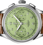  Shop Authentic Breitling Premier B09 Chronograph 40 Green Dial Brown Leather Strap Watch for Men - AB0930D31L1P1 - Luxxuri