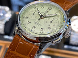  Shop Authentic Breitling Premier B09 Chronograph 40 Green Dial Brown Leather Strap Watch for Men - AB0930D31L1P1 - Luxxuri
