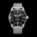  Shop Authentic Breitling Superocean Heritage B20 Automatic 42 Black Dial Silver Mesh Bracelet Watch for Men - AB2010121B1A1 - Luxxuri