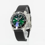  Shop Authentic Breitling Superocean Heritage B20 Automatic 42 Green Dial Black Mesh Bracelet Watch for Women - AB2010121L1S1 - Luxxuri