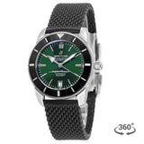  Shop Authentic Breitling Superocean Heritage B20 Automatic 42 Green Dial Black Mesh Bracelet Watch for Women - AB2010121L1S1 - Luxxuri