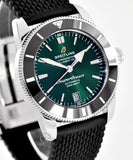  Shop Authentic Breitling Superocean Heritage B20 Automatic 42 Green Dial Black Mesh Bracelet Watch for Women - AB2010121L1S1 - Luxxuri