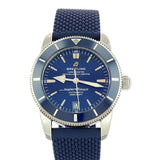  Shop Authentic Breitling Superocean Heritage B20 Automatic 42 Blue Dial Blue Mesh Bracelet Watch for Men - AB2010161C1S1 - Luxxuri
