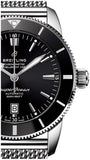  Shop Authentic Breitling Superocean Heritage B20 Automatic 46 Black Dial Silver Mesh Bracelet Watch for Men - AB2020121B1A1 - Luxxuri