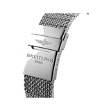  Shop Authentic Breitling Superocean Heritage B20 Automatic 46 Black Dial Silver Mesh Bracelet Watch for Men - AB2020121B1A1 - Luxxuri