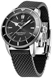  Shop Authentic Breitling Superocean Heritage B20 Automatic 44 Black Dial Black Mesh Bracelet Watch for Men - AB2030121B1S1 - Luxxuri