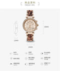 Michael Kors Parker Chronograph Rose Gold Dial Two Tone Steel Strap Watch For Women - MK6832
