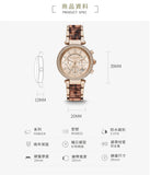  Shop Authentic Michael Kors Parker Chronograph Rose Gold Dial Two Tone Steel Strap Watch For Women - MK6832 - Luxxuri