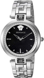 Shop Authentic Versace Crystal Gleam Guilloche  Black Dial Silver Steel Strap Watch for Women - VAN030016 - Luxxuri