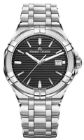  Shop Authentic Maurice Lacroix Aikon Venturer Black Dial Silver Steel Strap Watch for Men - AI1008-SS002-331-1 - Luxxuri