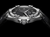  Shop Authentic Maurice Lacroix Aikon Date Automatic Black Dial Black Leather Strap Watch For Men - AI6008-SS001-330-1 - Luxxuri