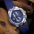  Shop Authentic Maurice Lacroix Aikon Chronograph Blue Dial Blue Leather Strap Watch for Men - AI1018-SS001-430-1 - Luxxuri