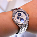  Shop Authentic Maurice Lacroix Aikon Chronograph Silver Dial Silver Steel Strap Watch for Men - AI1018-SS002-131-1 - Luxxuri