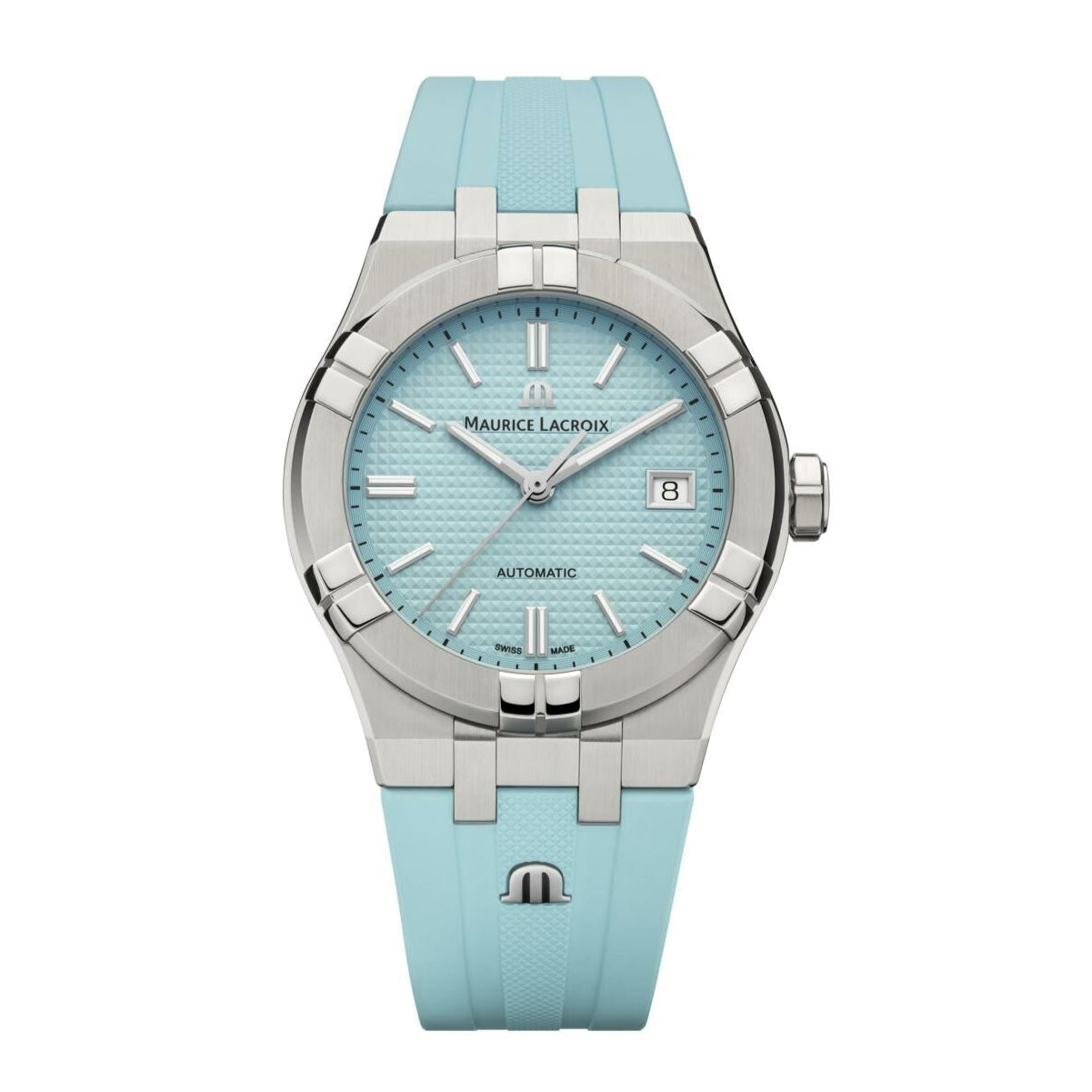  Shop Authentic Maurice Lacroix Aikon Automatic Sky Blue Dial Silver Steel Strap Watch For Men - AI6008-SS00F-431-C - Luxxuri