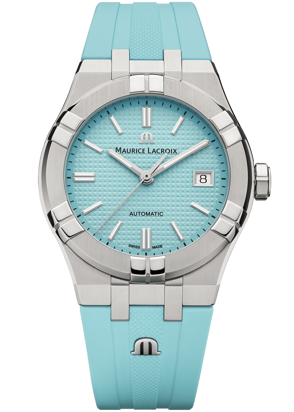  Shop Authentic Maurice Lacroix Aikon Automatic Sky Blue Dial Silver Steel Strap Watch For Men - AI6008-SS00F-431-C - Luxxuri